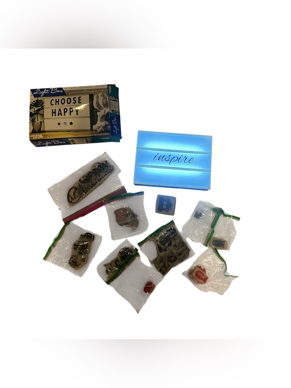 LED Light Box Sign + Letter Set - Picture 2 of 5
